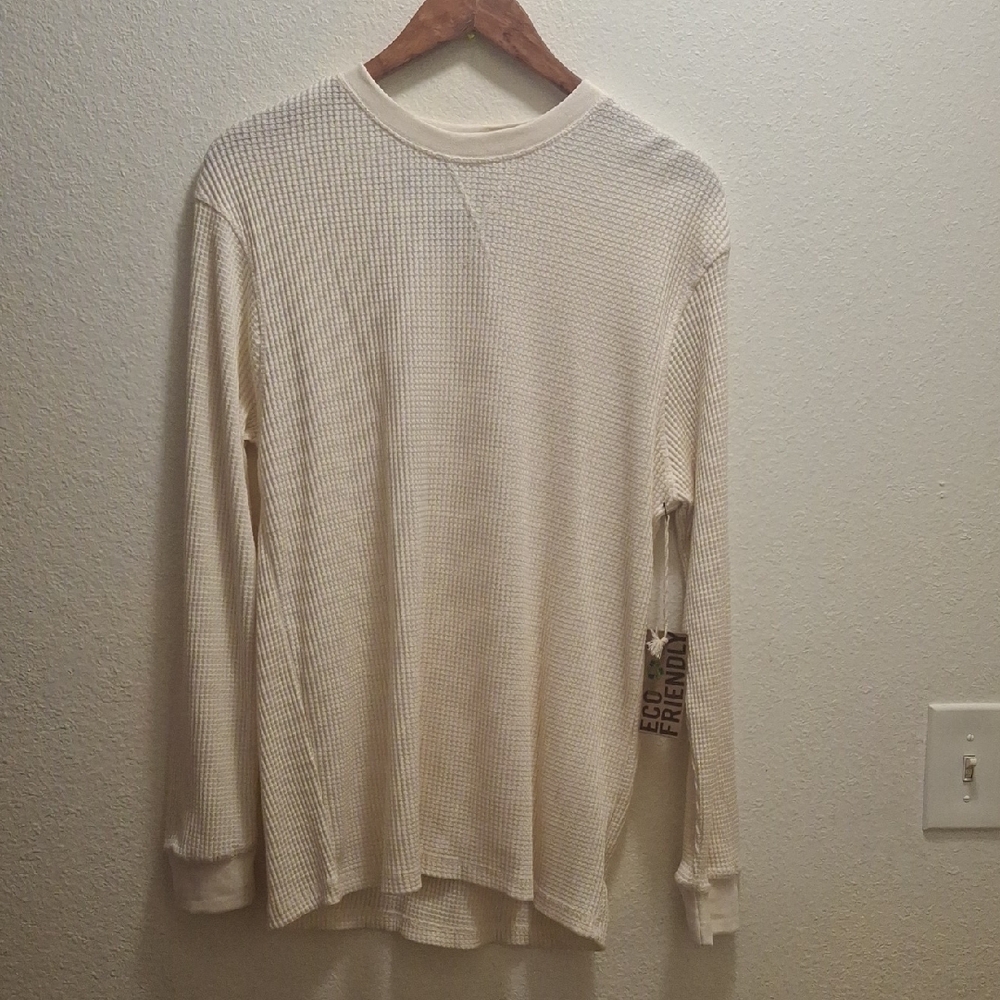 Sovereign Code Cream Waffle Knit Sweater